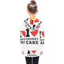 I love cherry cake Kids  Double Breasted Button Coat View2
