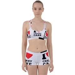 I Love Cherry Cake Perfect Fit Gym Set by ilovewhateva