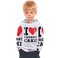 I Love Cherry Cake Kids  Overhead Hoodie by ilovewhateva