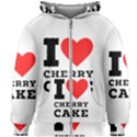 I love cherry cake Kids  Zipper Hoodie Without Drawstring View1