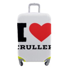 I Love Cruller Luggage Cover (small) by ilovewhateva