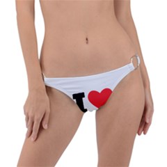 I Love Cruller Ring Detail Bikini Bottoms by ilovewhateva