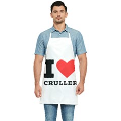 I Love Cruller Kitchen Apron by ilovewhateva