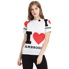 I Love Ambrosia Women s Short Sleeve Rash Guard by ilovewhateva