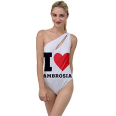 I Love Ambrosia To One Side Swimsuit by ilovewhateva