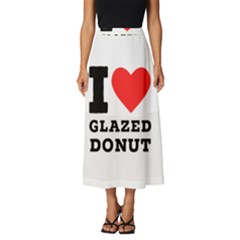 I Love Glazed Donut Classic Midi Chiffon Skirt by ilovewhateva