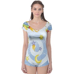 Science Fiction Outer Space Boyleg Leotard 