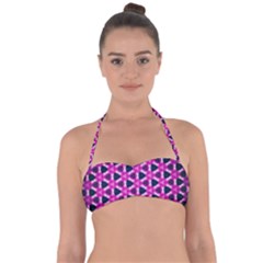 Digital Art Artwork Abstract Halter Bandeau Bikini Top by Ndabl3x