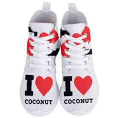 I Love Coconut Women s Lightweight High Top Sneakers by ilovewhateva