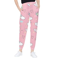 Cute-unicorn-seamless-pattern Women s Tapered Pants