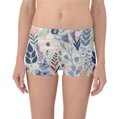 Flower Floral Pastel Boyleg Bikini Bottoms by Vaneshop