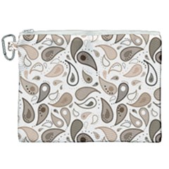 Paisley Pattern Background Graphic Canvas Cosmetic Bag (xxl) by Vaneshop