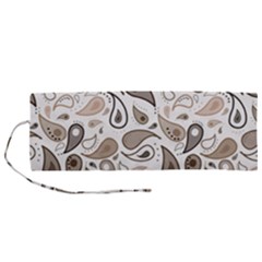 Paisley Pattern Background Graphic Roll Up Canvas Pencil Holder (m) by Vaneshop