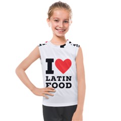 I Love Latin Food Kids  Mesh Tank Top by ilovewhateva