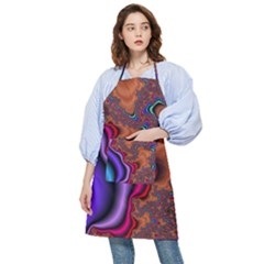 Colorful Piece Abstract Pocket Apron by Vaneshop