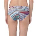 Abstract Background Ornamental Mid-Waist Bikini Bottoms View2