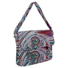 Abstract Background Ornamental Buckle Messenger Bag by Vaneshop