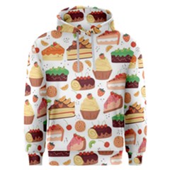 Seamless Pattern Hand Drawing Cartoon Dessert And Cake Men s Overhead Hoodie by Wav3s