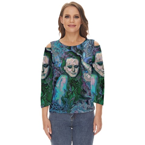 Alphonse Woman Cut Out Wide Sleeve Top by MRNStudios