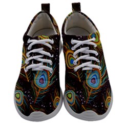 Pattern Feather Peacock Mens Athletic Shoes