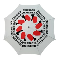 I Love French Cuisine Golf Umbrellas by ilovewhateva