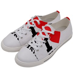 I Love French Cuisine Women s Low Top Canvas Sneakers by ilovewhateva