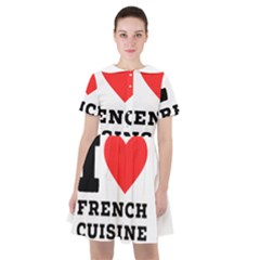 I Love French Cuisine Sailor Dress by ilovewhateva