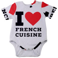 I Love French Cuisine Baby Short Sleeve Bodysuit by ilovewhateva