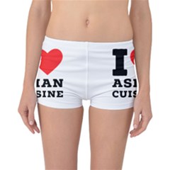 I Love Asian Cuisine Reversible Boyleg Bikini Bottoms by ilovewhateva