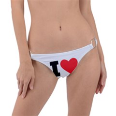 I Love Asian Cuisine Ring Detail Bikini Bottoms by ilovewhateva