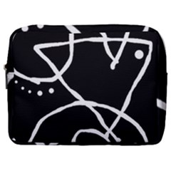 Mazipoodles In The Frame - Black White Make Up Pouch (large)