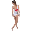 I love vegetarian cuisine  Side Cut Out Swimsuit View2