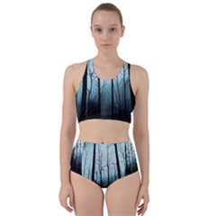 Tree Night Dark Forest Racer Back Bikini Set by Vaneshop