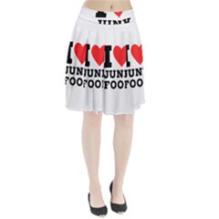 I Love Junk Food Pleated Skirt by ilovewhateva
