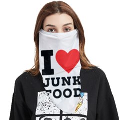 I Love Junk Food Face Covering Bandana (triangle) by ilovewhateva