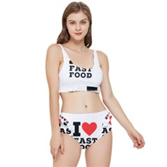 I Love Fast Food Frilly Bikini Set by ilovewhateva