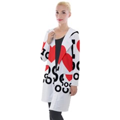 I Love Dog Food Hooded Pocket Cardigan by ilovewhateva