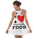 I love vegetarian food Cotton Racerback Dress View2