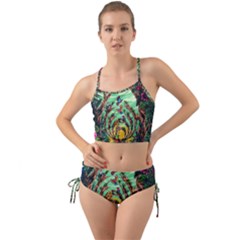 Monkey Tiger Bird Parrot Forest Jungle Style Mini Tank Bikini Set by Grandong