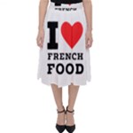 I love French food Classic Midi Skirt