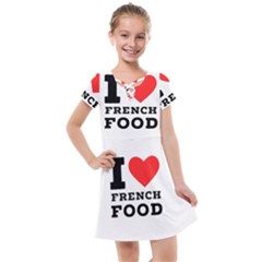 I Love French Food Kids  Cross Web Dress by ilovewhateva