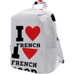 I love French food Zip Up Backpack