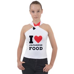 I Love Japanese Food Cross Neck Velour Top by ilovewhateva