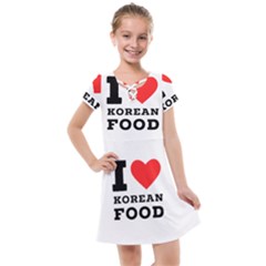I Love Korean Food Kids  Cross Web Dress by ilovewhateva
