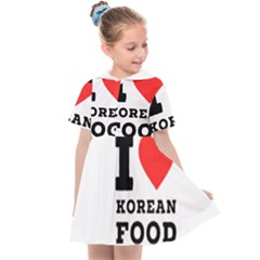 I Love Korean Food Kids  Sailor Dress by ilovewhateva