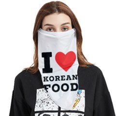 I Love Korean Food Face Covering Bandana (triangle) by ilovewhateva