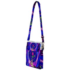 Stained Glass Rose Multi Function Travel Bag by Cowasu