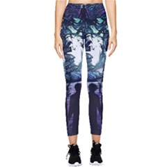 Horror Psychedelic Art Pocket Leggings 