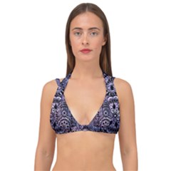 Hamsa Hand Double Strap Halter Bikini Top by Bangk1t