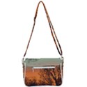 Twilight Sunset Sky Evening Clouds Shoulder Bag with Back Zipper View3